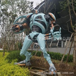 รูปปั้นหุ่นยนต์เรซิ่นตั้งพื้นกลางแจ้ง ดีไซน์ศิลปะสมัยใหม่ - Product Image 1