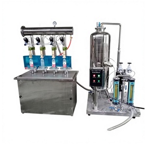<span class=keywords><strong>Machine</strong></span> de remplissage semi-automatique de boissons gazeuses professionnelle à pression pneumatique pour vin, bière et soda, avec cylindre de CO2. - Product Image 4