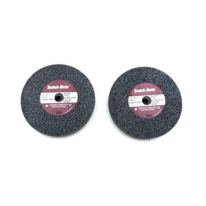 3M 스카치 브라이트 디버와 마무리 프로 유나이티드 휠 3*1/2*1/4 인치 그란데 6C Med + PN28838 디버링 휠 - Product Image 2