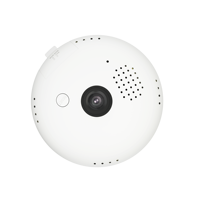 360 °   Caméra de sécurité panoramique sans fil WiFi HD, caméra LED, caméra de surveillance CCTV, 1080P, application mobile, caméra vidéo IP à distance