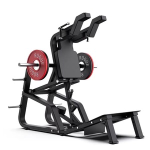 Machine <span class=keywords><strong>à</strong></span> Squat en V et Hack Squat Professionnelle pour la Musculation des Cuisses et des Fessiers – Équipement de Fitness Commercial - Product Image 1
