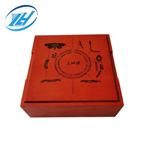 Caja de Regalo Cuadrada de Madera Hecha a Mano para Cordyceps, Empaque para Regalos de Negocios y Hogar YH0076 - Product Image 1