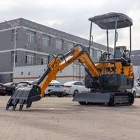 Mini-excavatrice compacte YANMAR de 1,94 tonne CT18-8B6L - Excavatrice sur chenilles à faible pression au sol avec 25 kPa pour les travaux de pelouse et de chaussée