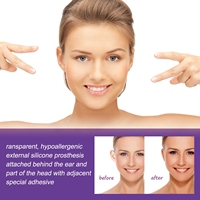 6 autocollants correcteurs d'oreilles pour remodelage facial en V, version verticale