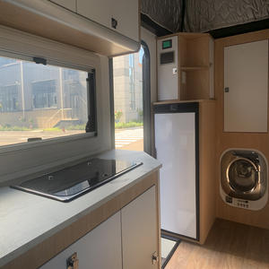 Caravane de voyage moderne avec connecteur d'alimentation, système de charge sur route et canapé-lit queen size avant 1400*2000 - Product Image 5