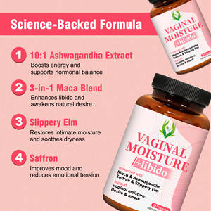 Cápsulas de Suplemento Herbal para Adultos, para la Humedad Vaginal y la Libido, Favorecen el Deseo, el Equilibrio del Estado de Ánimo y Hormonal, con Vinagre de Sidra de Manzana - Product Image 5