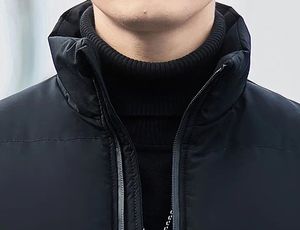 Chaquetas Bomber para Hombre, Chaqueta Acolchada, Chaqueta de Invierno para Hombre, Precio Económico, Chaqueta de Invierno Personalizada de Tela Tejida para Exteriores J0127 - Product Image 3