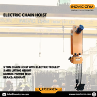 Nouvelle palan électrique à chaîne de 1 à 10 tonnes |   Grue de levage à pont robuste avec chaîne en acier allié et télécommande sans fil