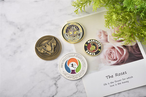 Pièce de monnaie de défi sportive en or de conception d'usine pour la gravure au laser, artisanat métallique, pièce de monnaie double face, fabricants de matrices - Product Image 3