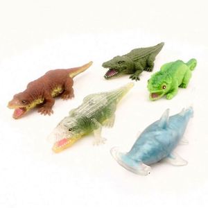 Anxiety Relief Items Squeeze Toys Dinosaur Soft Tpr Lizard <b>Fidget</b> Set Stress Ball <b>Ring</b> Anti Stress Relief Squeeze Toys for Kids - Product Image 1