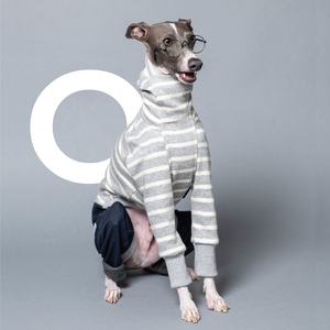Qiqu पालतू पशुओं की आपूर्ति कस्टम नए डिजाइनर कुत्ते hoodies इतालवी ग्रेहाउंड साल की उम्र Iggy sighthound Rompers Jumpsuit अल्पाइन ऊन - Product Image 2