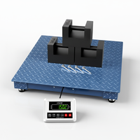 Báscula de Piso Electrónica YESSCALE de 1-5 Toneladas, Modelo FCS con Pantalla LED/LCD, Acero Estampado, OEM/ODM Personalizable, 1 Año de Garantía
