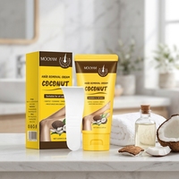 Crème dépilatoire à la noix de coco pour femmes, crème dépilatoire douce 100 ml pour des jambes, un corps et des bras lisses, crème dépilatoire hydratante