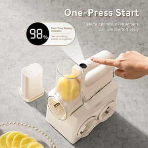 Coupe-légumes électrique domestique entièrement automatique en plastique pour couper en dés les fruits, les <span class=keywords><strong>carottes</strong></span> et les pommes de terre, en vente - Product Image 3