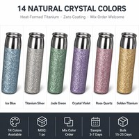 Cangkir Teh Terisolasi Titanium Murni 480ml 500ml 280ml Dinding Ganda Vakum Tutup Magnetik Filter Menjaga Panas Dingin Kantor Perjalanan