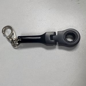 Steel Flexible Head Ratcheting Wrench <b>Spanner</b> Adjustable Hand <b>Tools</b> Keychain Accessories - Product Image 6