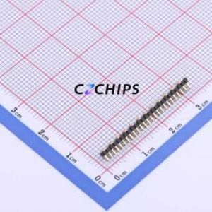 X1311WVS-25J-C18D42R1 Pin Header SMD,P=1.27mm Connector ( Pin Structure: 1x25P )( Pitch: 1.27mm )( Row Spacing: 1.27mm ) - Product Image 1