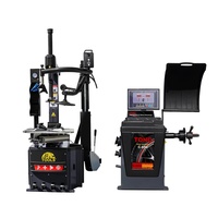 TONCTOOLS – Combo Classique Homologué CE : Démonte-pneus Inclinable et Équilibreuse de Roues à Mesure Automatique – Équipement de Service Automobile pour Garage