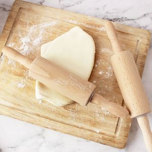 Rodillo de Madera de Haya de 25 cm Antiadherente para Hornear Pizza y Galletas - Product Image 4