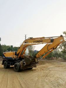 รถขุดเกาหลีมือสอง Hyundai210w-9 ขนาด 21 ตัน สำหรับขาย / รถขุดล้อยางมือสอง Hyundai 210w-9 - Product Image 3