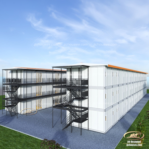 Acciaio strutturale di fabbrica utilizzato struttura in acciaio casa dormitorio, a due piani costruzione di casa per vivere e la memorizzazione di - Product Image 2