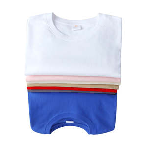 T-shirts pour hommes en coton pur tricoté de haute qualité, vierges, personnalisables avec logo - Product Image 1