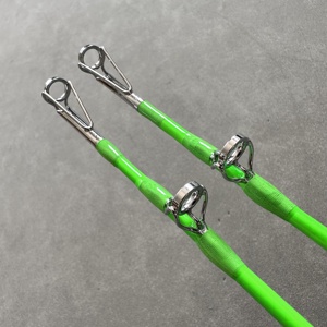 Canne à poisson-chat professionnelle 7ft6 à action rapide avec guides en acier inoxydable pour la pêche à la truite et au bar dans les bateaux océaniques - Product Image 5