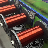 Fil d'aluminium émaillé rond (0,25 mm-3,5 mm) directement de l'usine pour moteurs et générateurs à haute efficacité