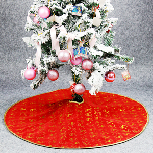 Alfombra de <span class=keywords><strong>Navidad</strong></span> Personalizada de Fábrica, con Forro Rojo, Duradera y Ecológica, de 90 cm de Diámetro, con Estampado de Renos y Copos de Nieve, <span class=keywords><strong>Feliz</strong></span> <span class=keywords><strong>Navidad</strong></span> - Product Image 1
