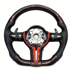 Volante Deportivo de Fibra de Carbono, Cuero y ALCANTARA, para <span class=keywords><strong>MINI</strong></span> <span class=keywords><strong>Cooper</strong></span> 3 Puertas, 5 Puertas, Countryman, Clubman, Convertible, JCW, Aceman - Product Image 6