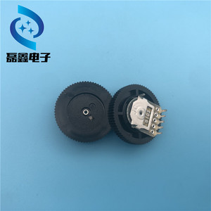 Potenciómetro Rotatorio [Marca] 20x2.8mm B103K Doble Dial con Orificio Pasante Rosca 12-32 - Product Image 2