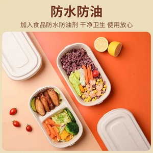 Cajas Bento Desechables de 35oz para Jugo de Caña de Azúcar con Tapa Rectangular para Comidas Ligeras, Ensaladas y Mochi - Product Image 3