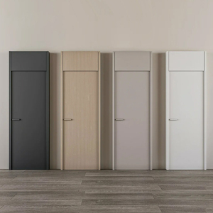 Diseño francés compuesto de madera automático abierto estilo plegable Push Pull puerta interior-exterior Hotel apartamentos para baño Villa - Product Image 5
