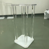 Support de gâteau de mariage en acrylique, forme de tour, présentoir de bureau, étagères en PMMA, approvisionnement direct d'usine