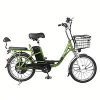 Roue de 20 pouces, cadre en alliage d'aluminium, moteur sans balais 48V/12Ah à 20Ah, vélo électrique de ville à batterie au lithium