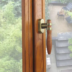 Wholesale Aluminum High Quality Window Handle Lock Close Soild Wood Accessories Door And Door Handles