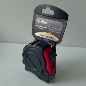 Ruban à mesurer en acier de qualité supérieure de 5 mètres - Conception ergonomique antidérapante avec boîtier en ABS antichoc - Product Image 1