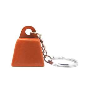 Trendige Kleine Kuhglocke Silberweiß Personalisierte Maße Bärenglocke - Product Image 4