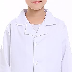 Niños Unisex Pretend Coat Role Play Costume Dress-Up para Navidad Halloween adecuado para niños y niñas de 3 a 12 años de edad Halloween - Product Image 2