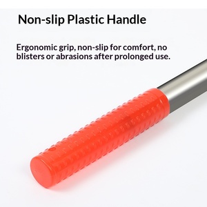 Couteau de nettoyage multifonctionnel en acier inoxydable à bord droit, grattoir pour enlever la colle, outil pour le verre, le sol et les murs - Product Image 4