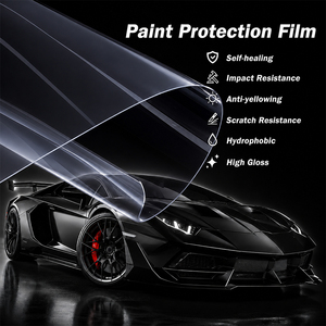 ฟิล์มกันรอย HIGHCOOL พรีเมียม เคลียร์กลอส TPU PPF ฟิล์มป้องกันสีรถยนต์ ป้องกันรอยขีดข่วน ซ่อมแซมตัวเองได้ สำหรับงานดูแลรักษารถยนต์ - Product Image 2