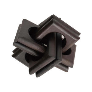 Chaîne en <span class=keywords><strong>bois</strong></span> décorative pour <span class=keywords><strong>table</strong></span> <span class=keywords><strong>basse</strong></span> et étagère |   Sculpture artisanale en <span class=keywords><strong>bois</strong></span> de manguier - Product Image 2