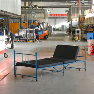 Canapé-lit pliable avec matelas, cadre en métal, lit d'appoint pliable, lit de repos portable, gain de place - Product Image 2