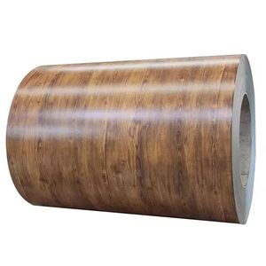 Prix de la brique en bois d'usine Bobine en <span class=keywords><strong>acier</strong></span> <span class=keywords><strong>galvanisé</strong></span> peint Grain de bois PCM Galvalume Tôle d'<span class=keywords><strong>acier</strong></span> pour la décoration - Product Image 2