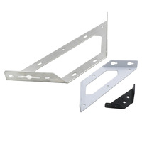 Support d'angle universel en acier inoxydable, fixation à trois côtés, modèle de fixation multifonctionnel à montage inversé