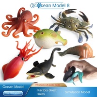 Jouets en plastique de simulation animale - Insectes, serpents, poissons - Jouets souples à presser pour farces, unisexe, pour enfants, fabriqués en Chine et au Guangdong