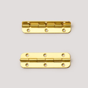 Charnière de meuble 50 mm Or brillant 90 degrés Montage en surface Fer Minimaliste Boîte en bois Durable - Product Image 1