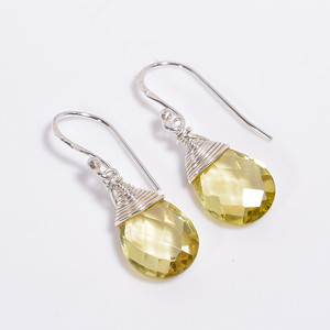 Pendientes de gota de enhebrador de Plata de Ley 925 natural, mayorista de piedras preciosas de corte ovalado de Rubí, joyería de plata fina, joyería de plata 925 - Product Image 2