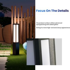 Lampada da Esterno <span class=keywords><strong>per</strong></span> Sentieri in Alluminio IP55 Impermeabile LED Moderna Illuminazione <span class=keywords><strong>per</strong></span> Prato Estetica <span class=keywords><strong>per</strong></span> <span class=keywords><strong>Giardino</strong></span> Vialetto Bollard Patio - Product Image 4