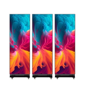 Mur vidéo publicitaire intérieur pour événements, expositions, centres commerciaux, usines, affichage LED pliable GOB P1.86, 640x1920mm - Product Image 1
